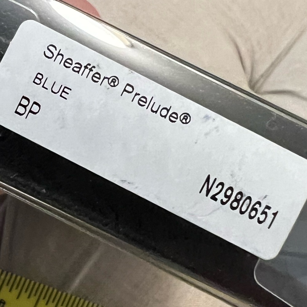 Sheaffer Prelude Mini Gloss Turquoise Ballpoint Pen - Picture 4 of 4
